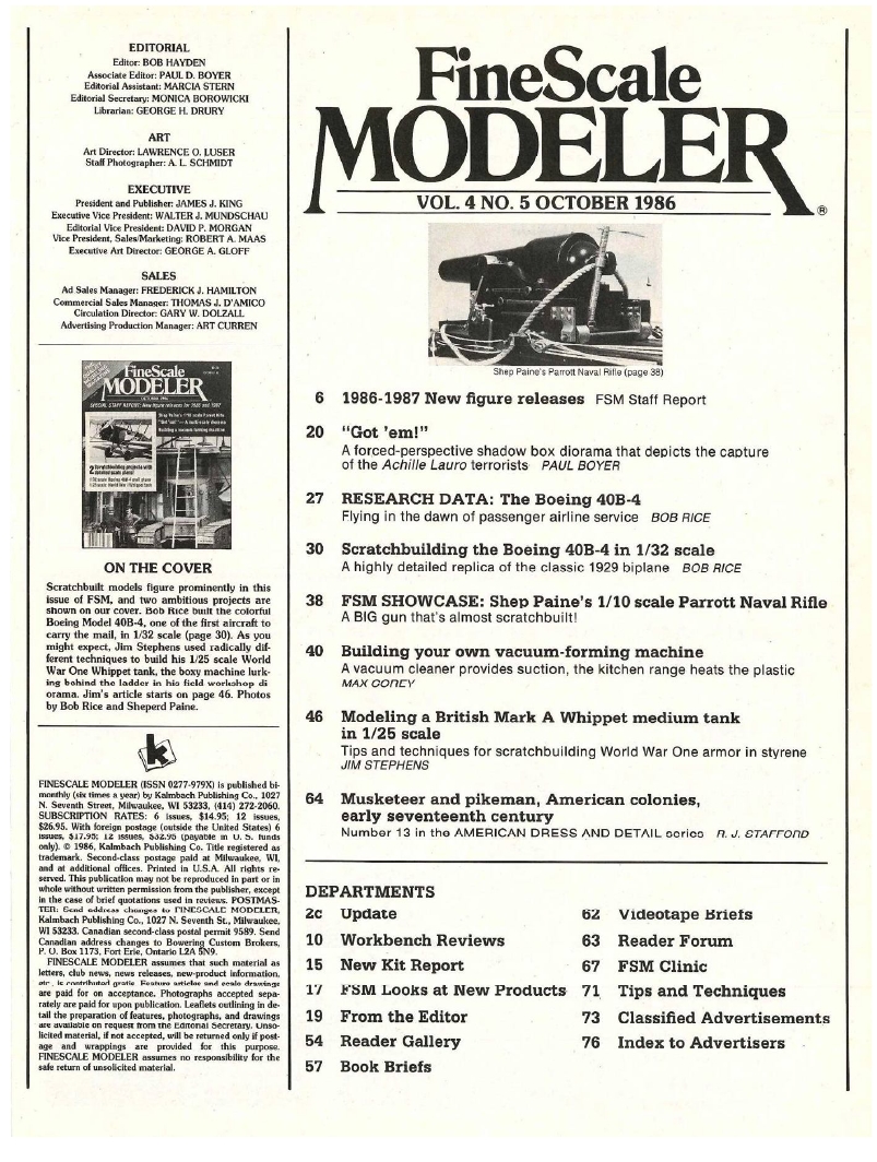 FineScale Modeler 1986-10 (Vol04-05)